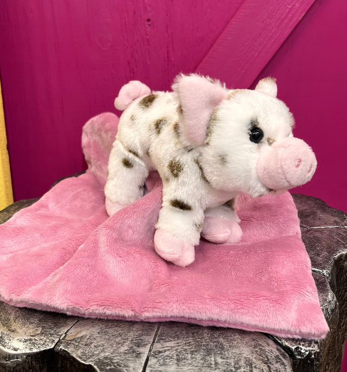 The Whole Herd Lovies Piggy Stuffed Animals K3010-9-Painted Cowgirl Western Store
