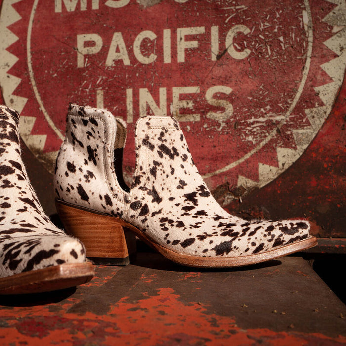 Ariat Women's Hair On Cowhide Dixon Shortie Boots 10033882-Painted Cowgirl Western Store