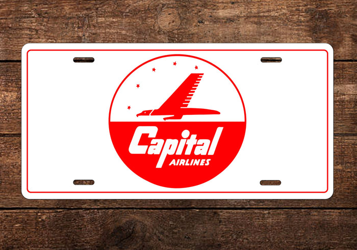 Capital Airlines License Plate