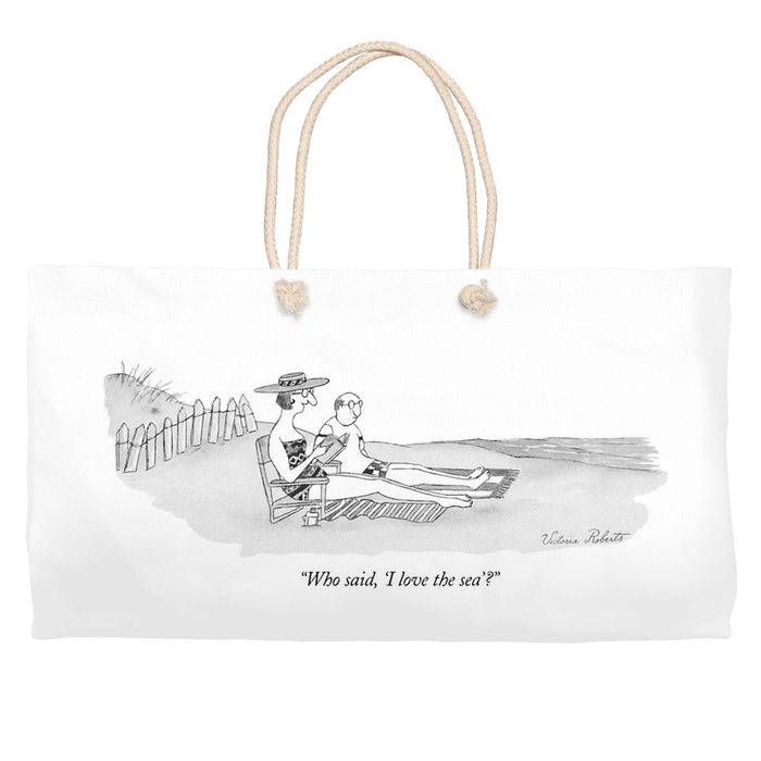 Cartoon Beach Bag / Weekender Tote - Victoria Roberts