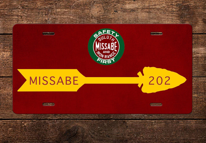 Duluth Missabe & Iron Range Safety First License Plate