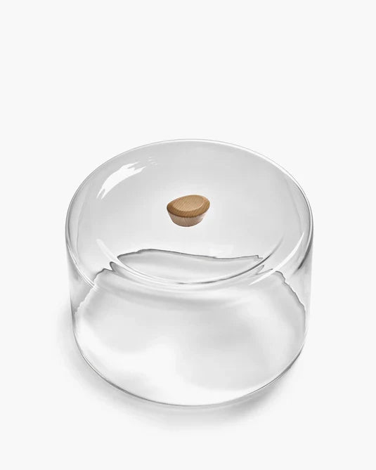 DUNE GLASS DOME WITH ASH WOOD KNOB