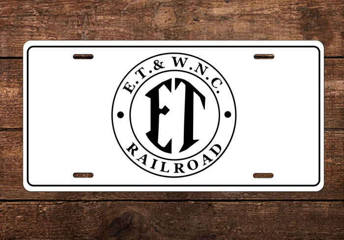 East Tennessee & Western NC RR (ET&WNC) License Plate