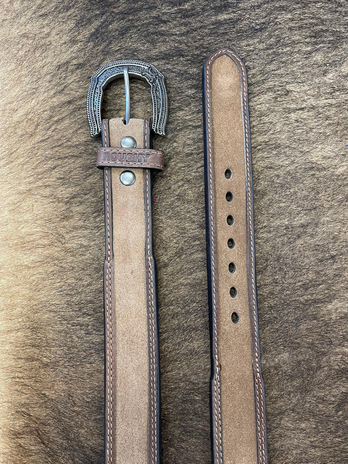 Hooey Boseman Roughy Tan Tapered Leather Belt RMBLT018-Painted Cowgirl Western Store