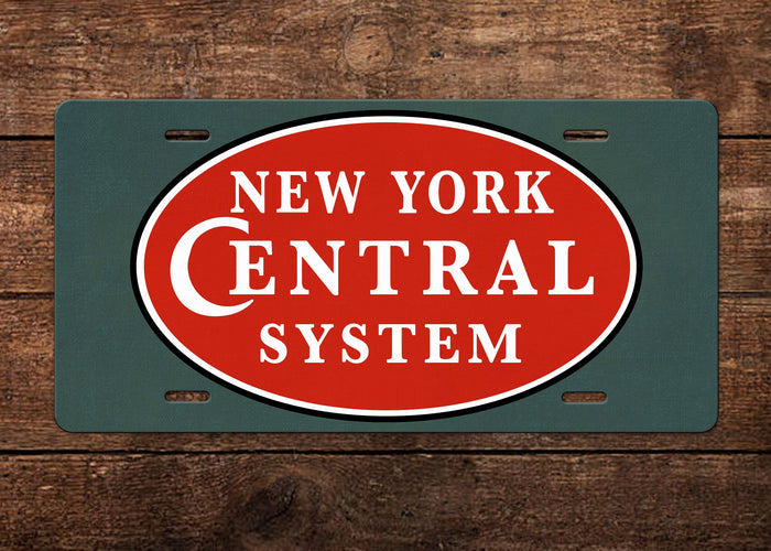 New York Central (NYC) RR License Plate