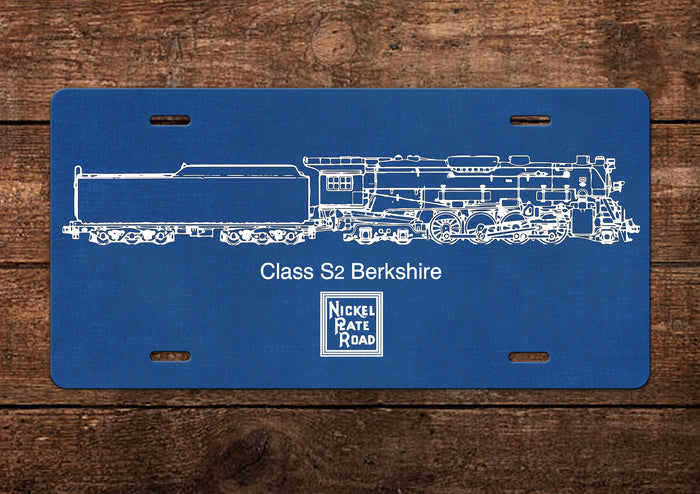Nickel Plate Road Berkshire License Plate