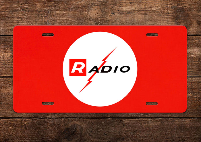 Pennsylvania Railroad (PRR) "Radio" Badge License Plate