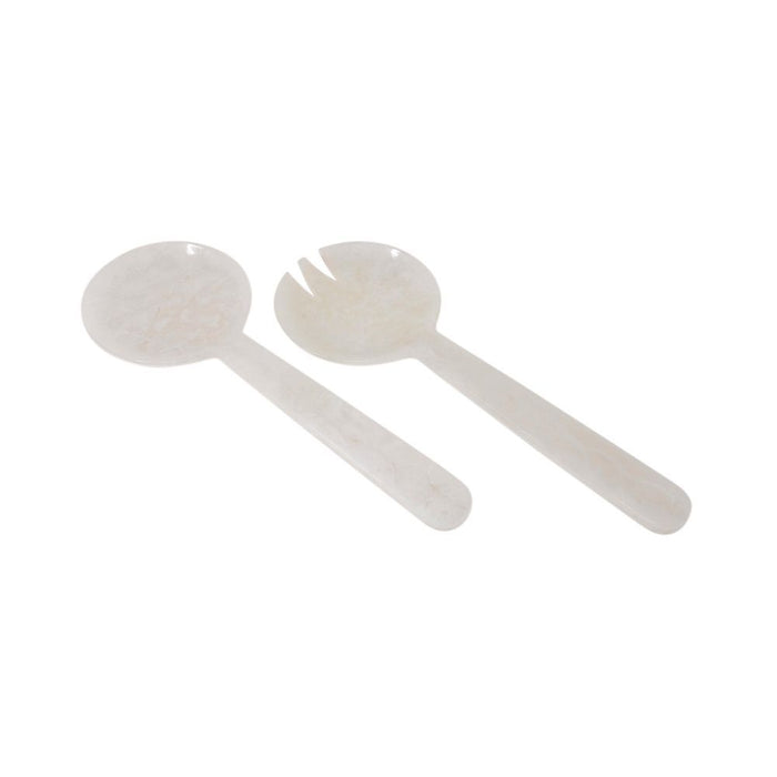 RESIN SERVING SET IN WHITE