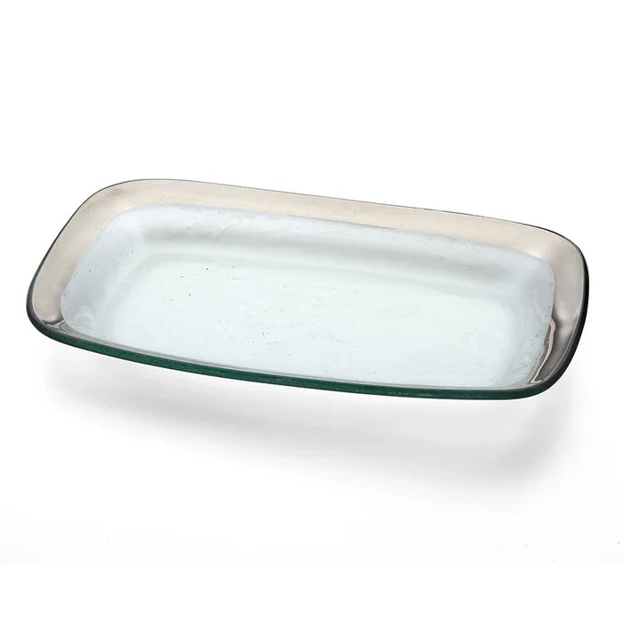 ROMAN ANTIQUE APARAGUS PLATTER IN PLATINUM