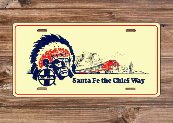 Santa Fe "the Chief Way" - License Plate