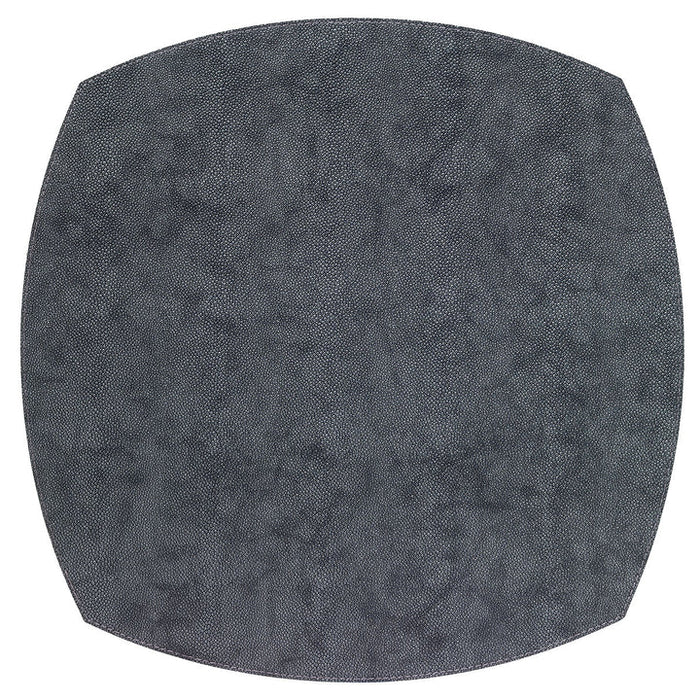 STINGRAY ELLIPTICAL PLACEMAT IN CHARCOAL