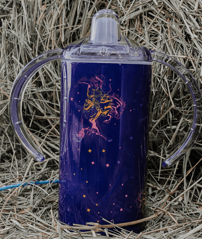 The Whole Herd Toddler Sippy Cup Tumbler Cosmic Cowgirl K3020-6