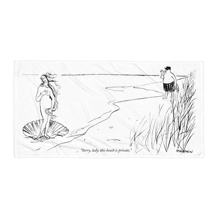 This Beach is Private Towel