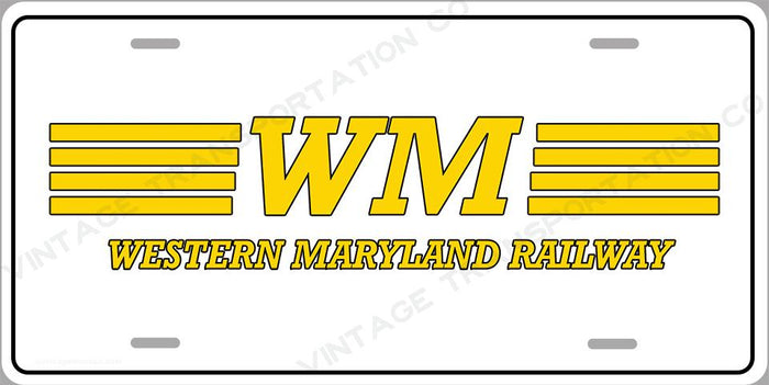 Western Maryland Classic License Plate