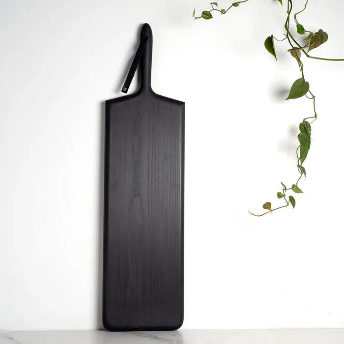 WHALE BONE MONSTER CUTTING BOARD IN EBONIZED ASH
