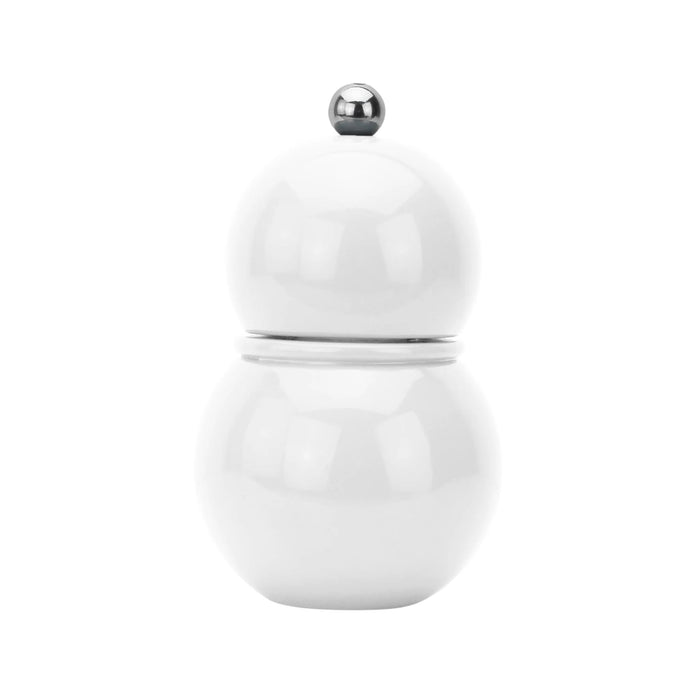WHITE CHUBBIE SALT / PEPPER MILL