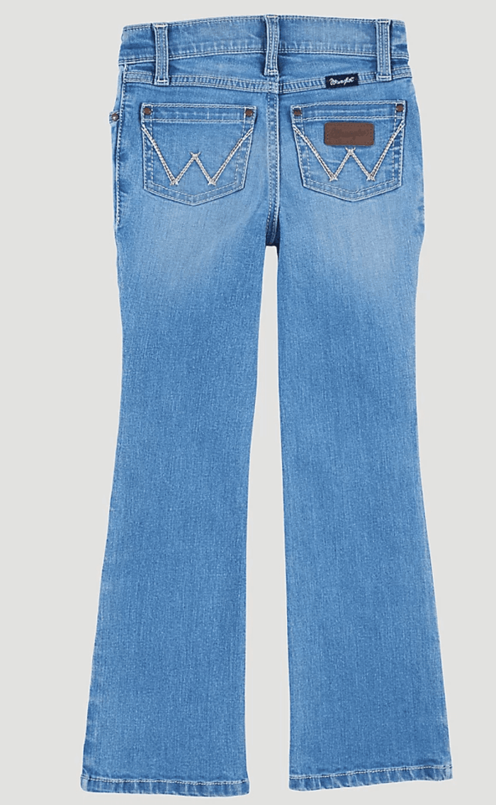 Wrangler Girl's Premium Patch Bootcut Jeans 112315035