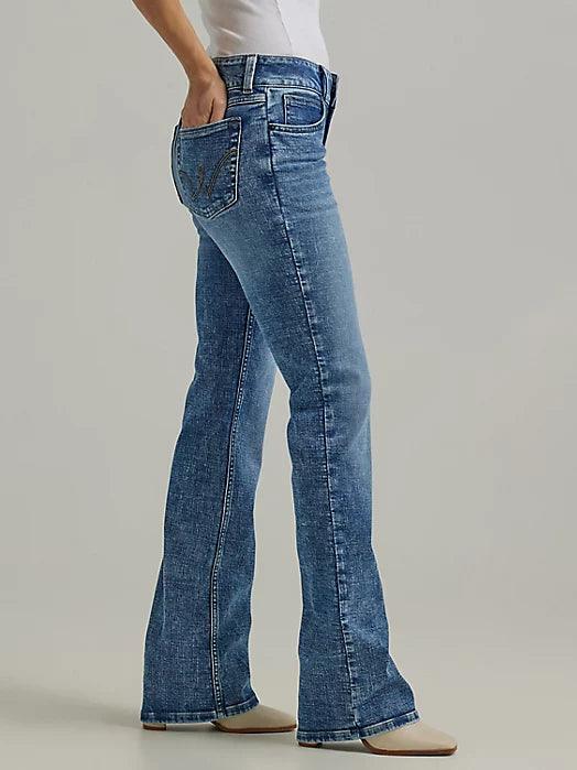 Wrangler Women's Essential Jayne Mid Rise Bootcut Jeans 112345824-Painted Cowgirl Western Store