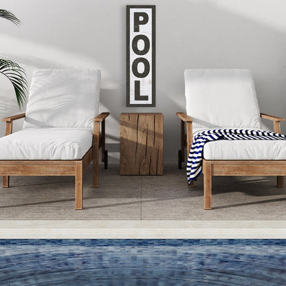 10x35 Indoor Outdoor POOL Sign