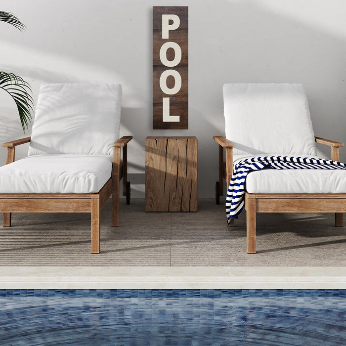 10x35 Indoor Outdoor POOL Sign