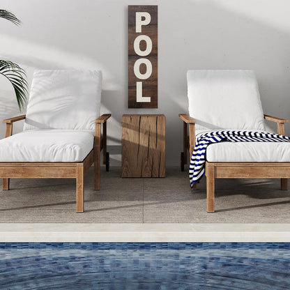 10x35 Indoor Outdoor POOL Sign