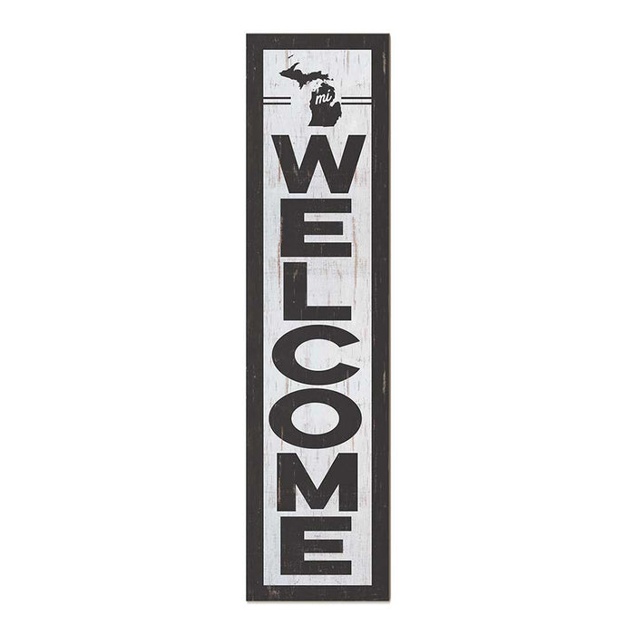 11x46 State Welcome Michigan Leaner Sign