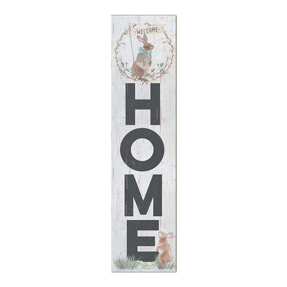 11x46 Welcome Home Easter Bunny Porch Leaner