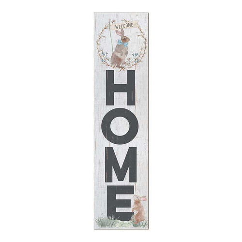 11x46 Welcome Home Easter Bunny Porch Leaner