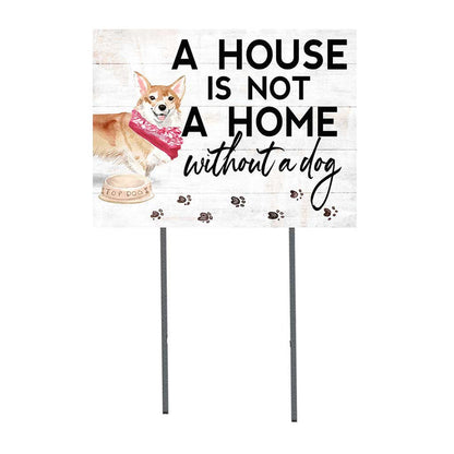 18x24 Corgi Dog Lawn Sign