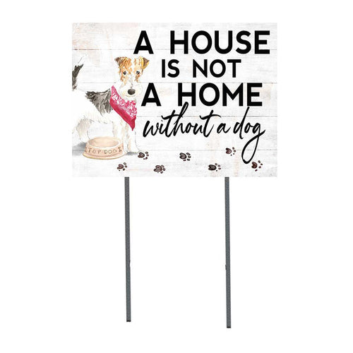 18x24 Fox Terrier Dog Lawn Sign