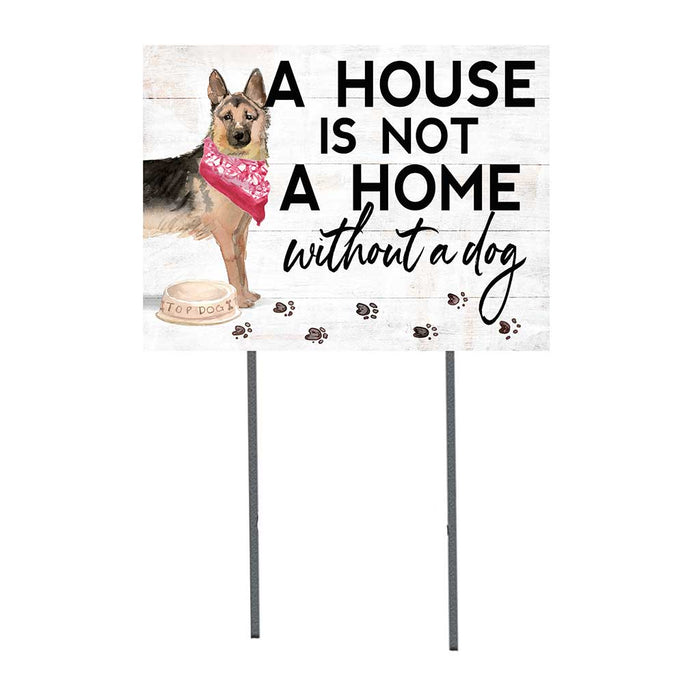 18x24 German Shepherd Dog Lawn Sign