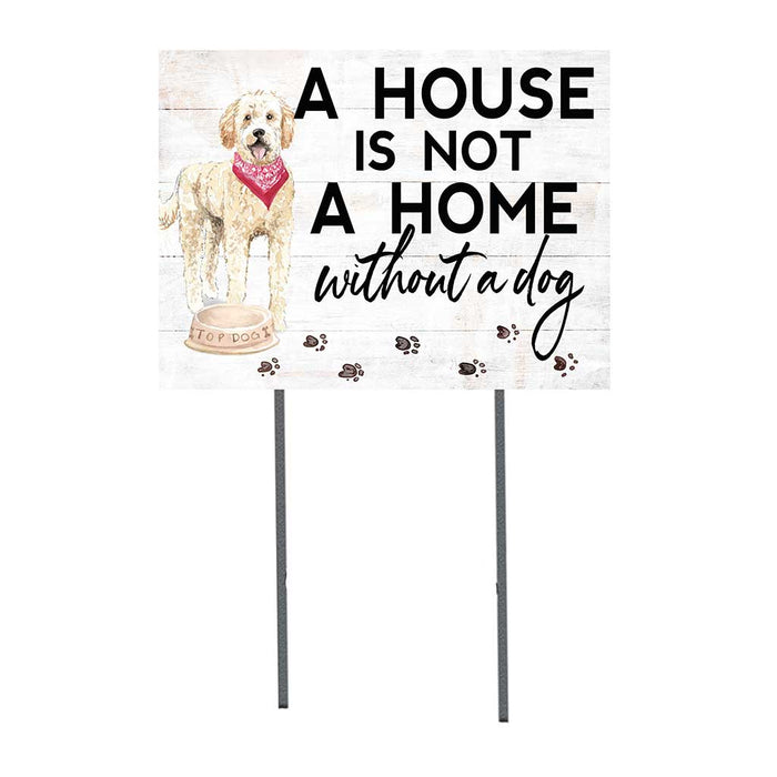 18x24 Golden Doodle Dog Lawn Sign