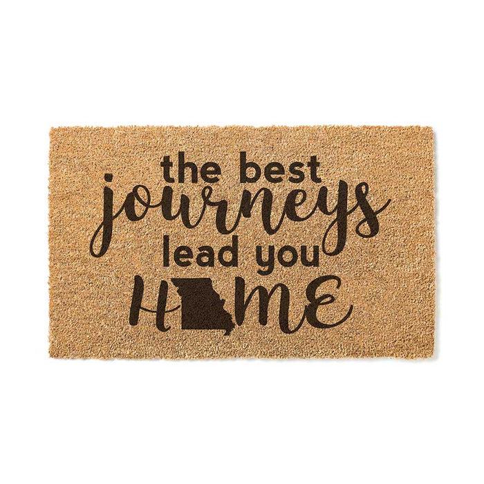 18x30 Coir Doormat Best Journeys Missouri