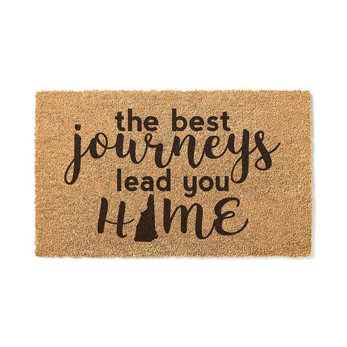 18x30 Coir Doormat Best Journeys New Hampshire