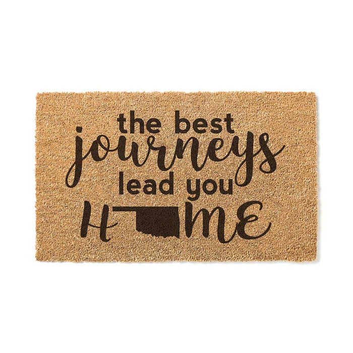 18x30 Coir Doormat Best Journeys Oklahoma
