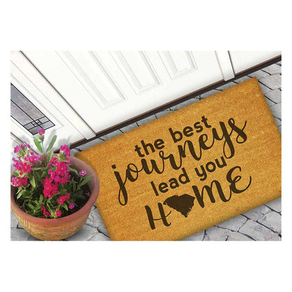 18x30 Coir Doormat Best Journeys South Carolina