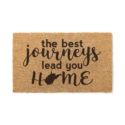 18x30 Coir Doormat Best Journeys West Virginia