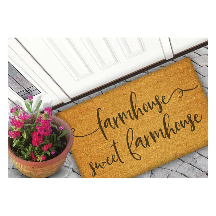 18x30 Coir Doormat Farmhouse Sweet Farmhouse