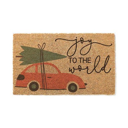 18x30 Coir Doormat Joy to the World