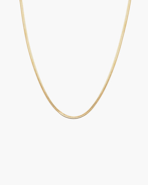 3mm Herringbone Chain Necklace