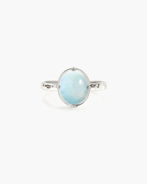 Aquamarine Ring in Silver