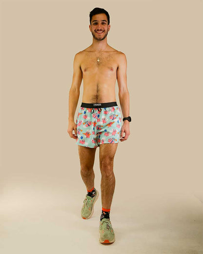 Men's Flying Pigs 5" DS Running Shorts
