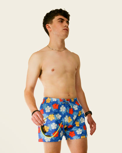 Men's Hawaiian Swim Trunks