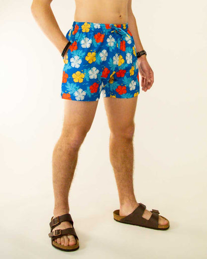Men's Hawaiian Swim Trunks
