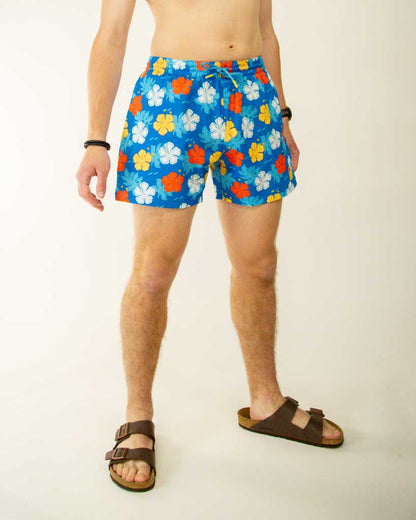 Men's Hawaiian Swim Trunks