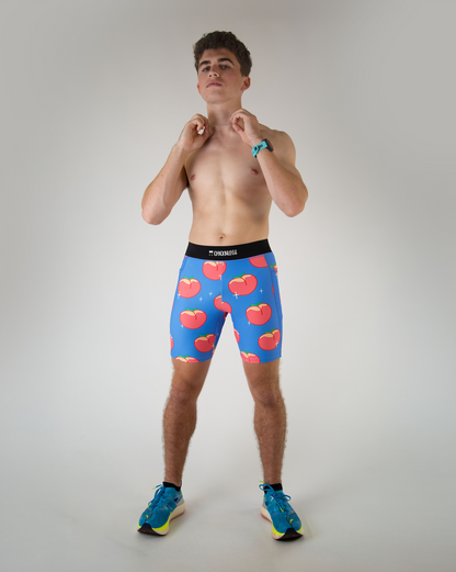Men's Juicy Peaches 8" Half Tights
