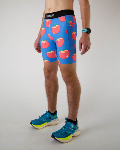 Men's Juicy Peaches 8" Half Tights