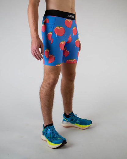 Men's Juicy Peaches 8" Half Tights