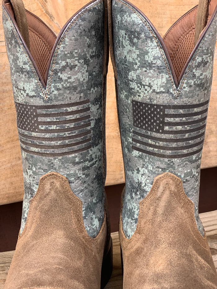 Ariat Men's Sport Flying Proud Square Toe Cowboy Boots 10042405-Painted Cowgirl Western Store