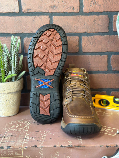 Twisted X Men's 4" Waterproof Acid Resistant Leather Work Boot Shoe MAXW001-Painted Cowgirl Western Store